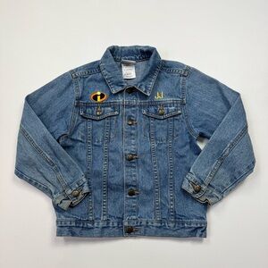 Boy’s/Kid’s VTG Disney The Incredibles “Dash” Denim Jean Jacket Size Small